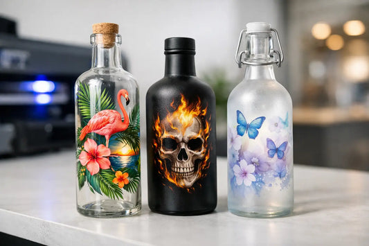 UV DTF for Glass Bottles That Actually Sells